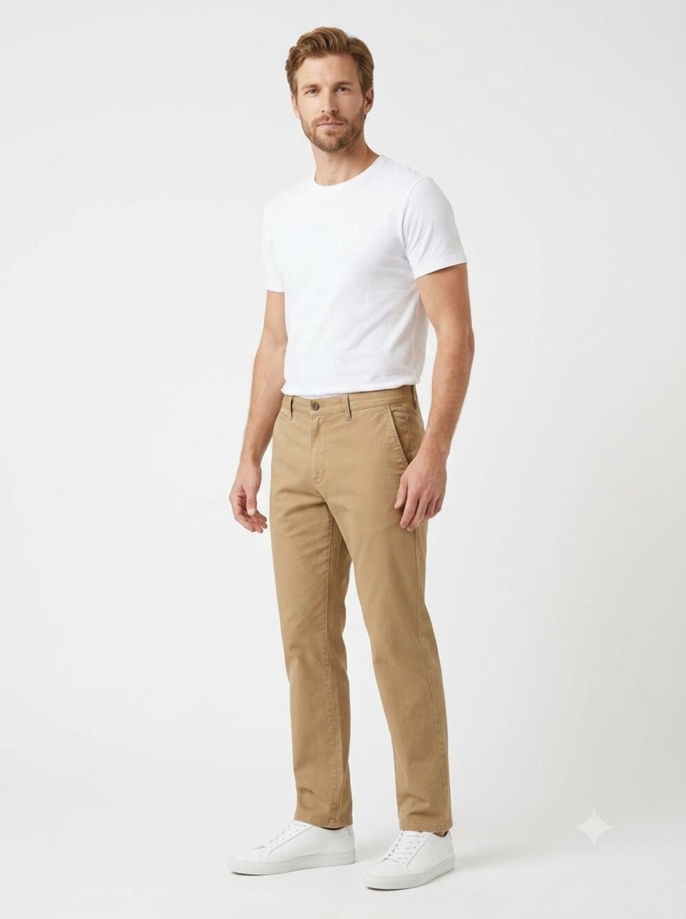 Peter Millar Chino Pants Mens 36 Khaki Flat Front Straight Leg Classic Trouser
